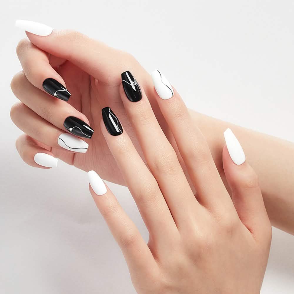 Magic Gel Press Manicure: MDR1240CF (Coffin)
