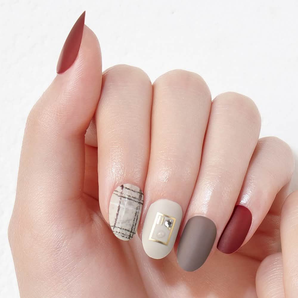 Magic Gel Press Manicure: MDR807OV (Oval Long)