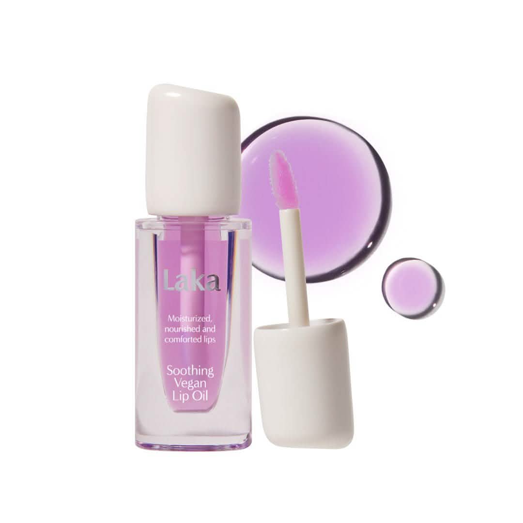Soothing Vegan Lip Oil - Calming Purple